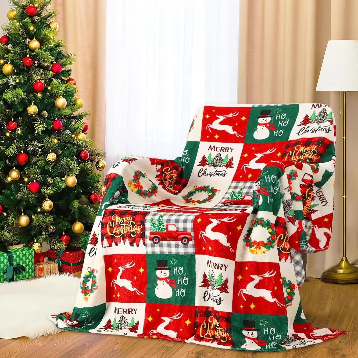 Christmas Blanket Christmas Blanket Halloween Blanket Blanket Holiday Anime Blanket Gift Gift Factory Wholesale