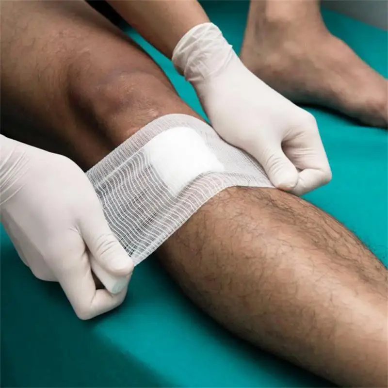 طقم ضمادة إسعافات أولية للتنفس مقاومة للماء ، ضمادة معقمة ، جص لاصق ، ملصق أرقاء الجرح ، وسادة قابلة للتنفس