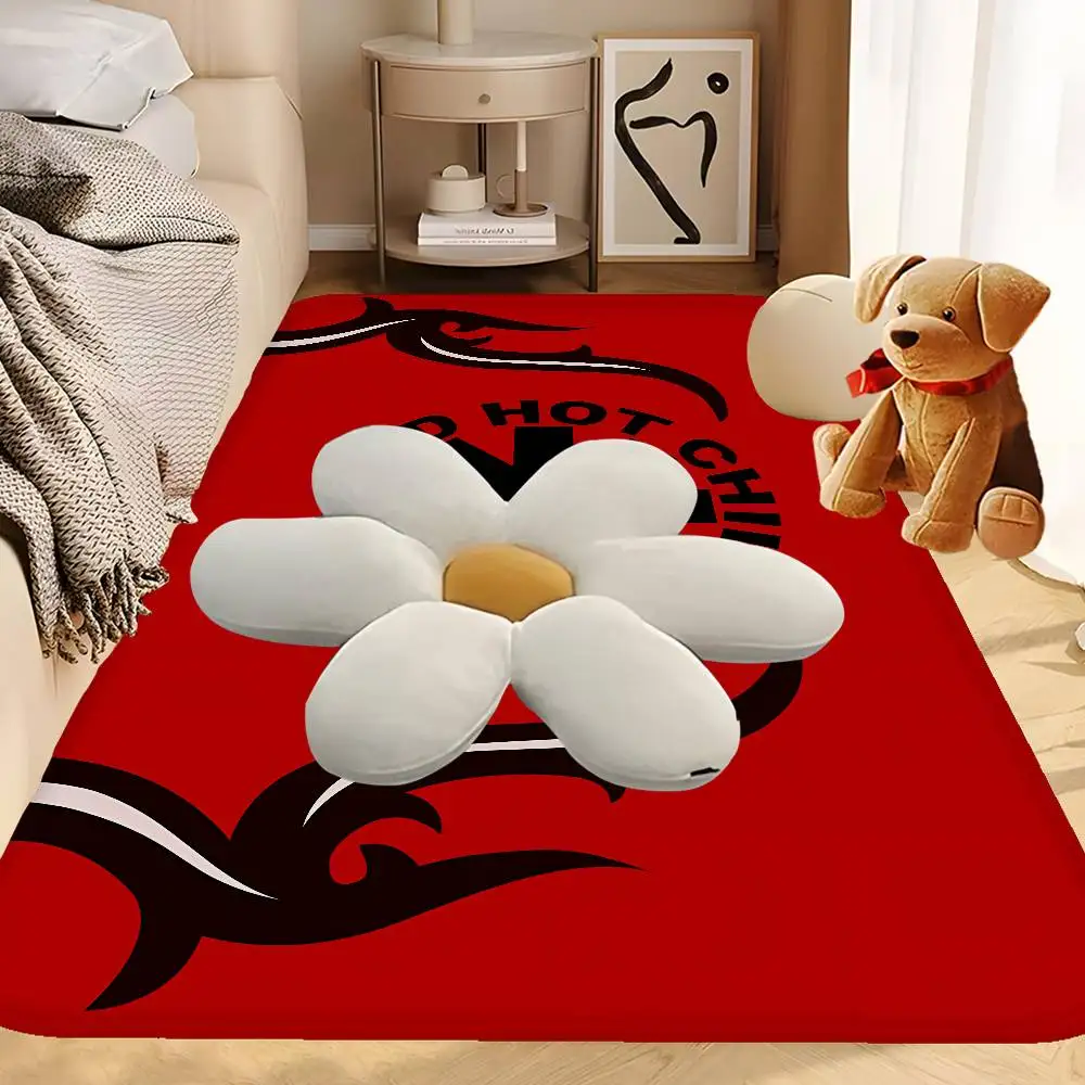 Band R-Red Hot C-Chili P-Peppers Kitchen Mat Kids Room Bedroom Decoration Balcony Anti-Slip Doormat Living Room Alfombra
