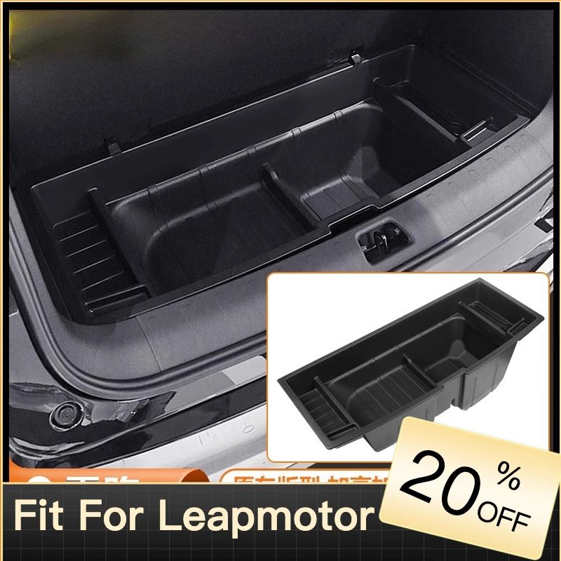 New all electric six-seater version trunk storage box for Leapmotor C16 2024 2025 2026 Car Cover Decorative Interior Accessori