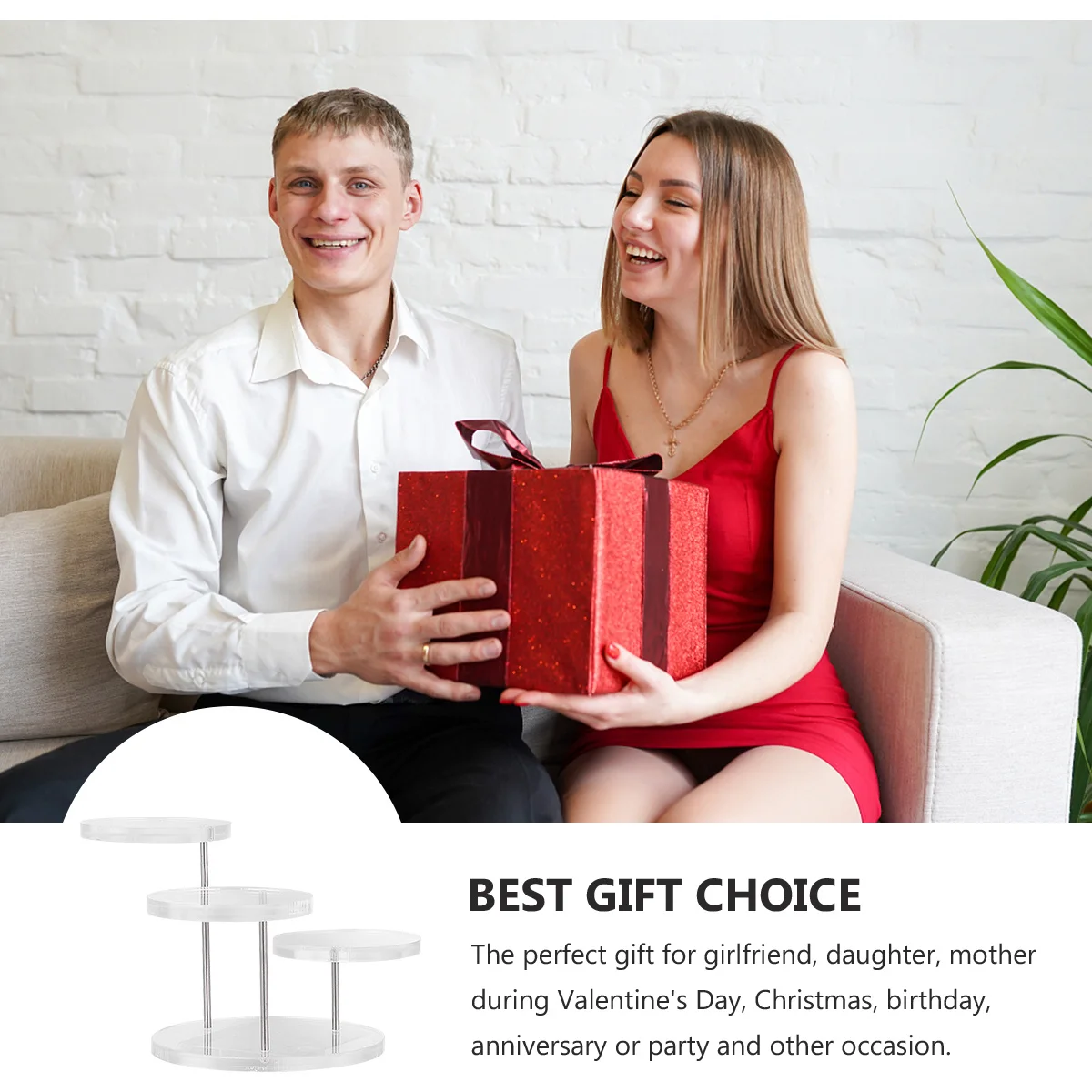 

1Set Ring Display Stand Jewelry Display Rack Multilayer Platform for Store Home Showcase Necklace Bracelet Watch Earring