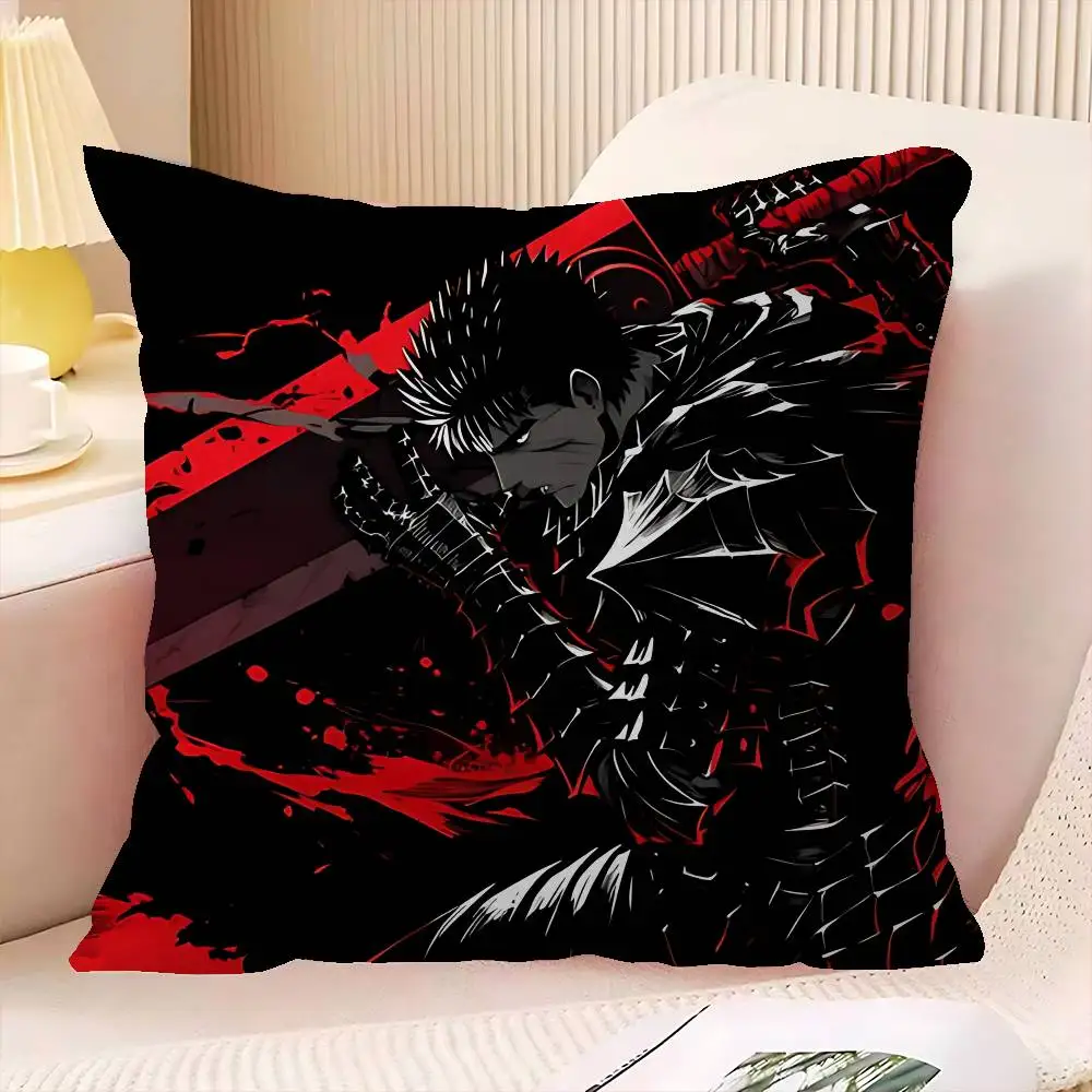 Berserk Guts Hot Anime pillow cover sofa cushion cover home room decoration children gift