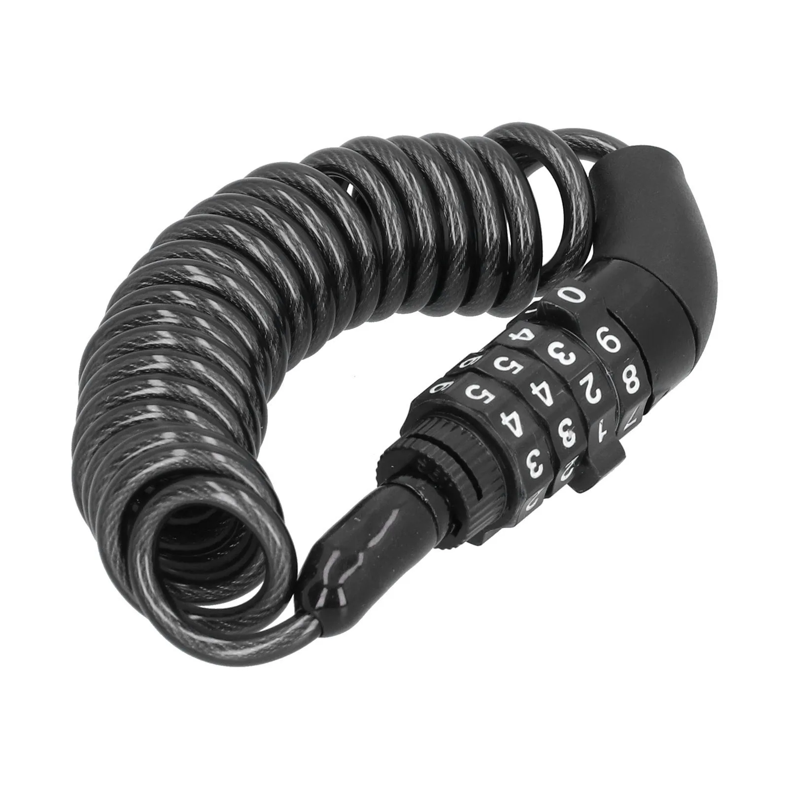 Cadeado de Cabo para Capacete OEM com Senha de 4 Dígitos Antifurto para Bicicleta e Moto