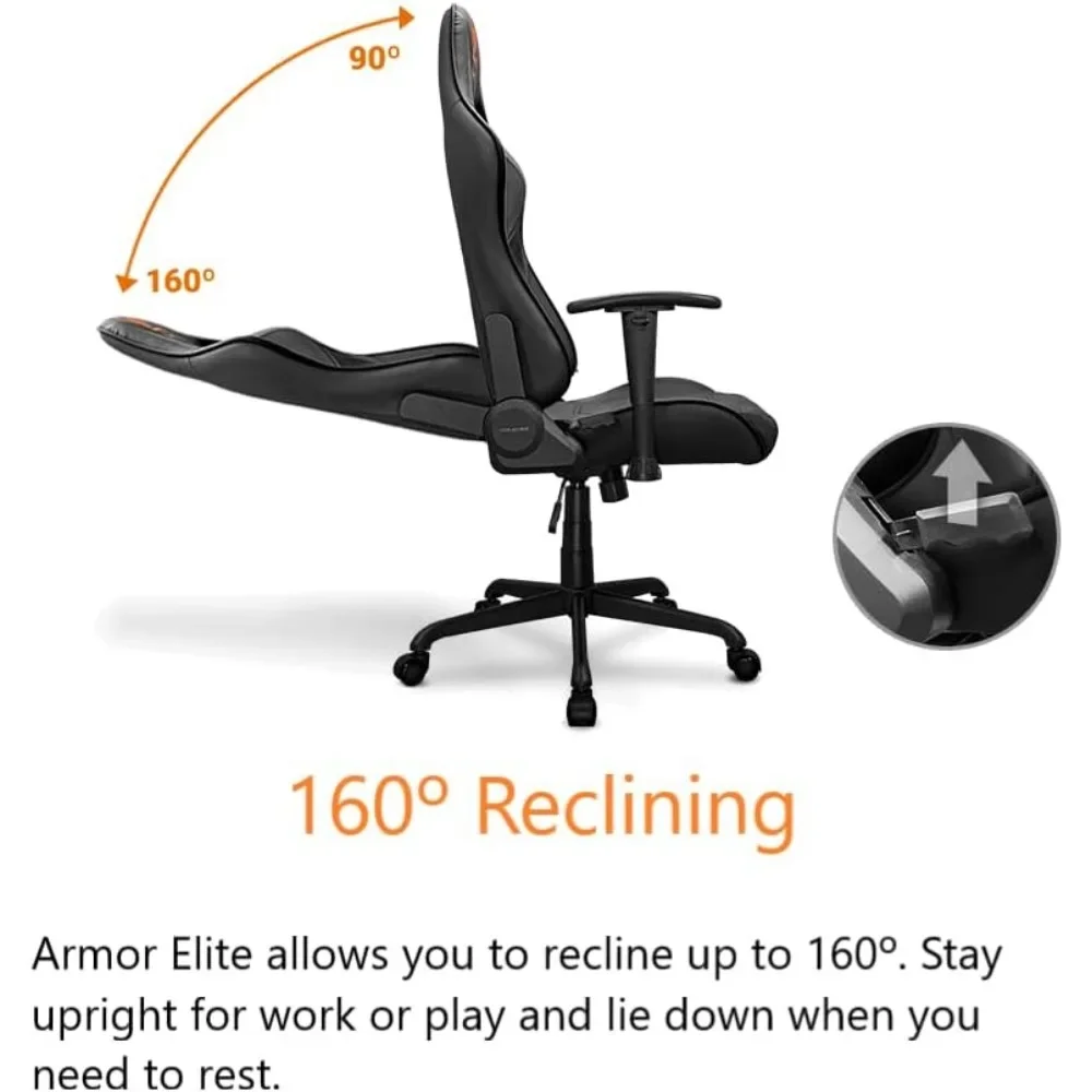 Armor Elite Royal Gaming Chair, Black