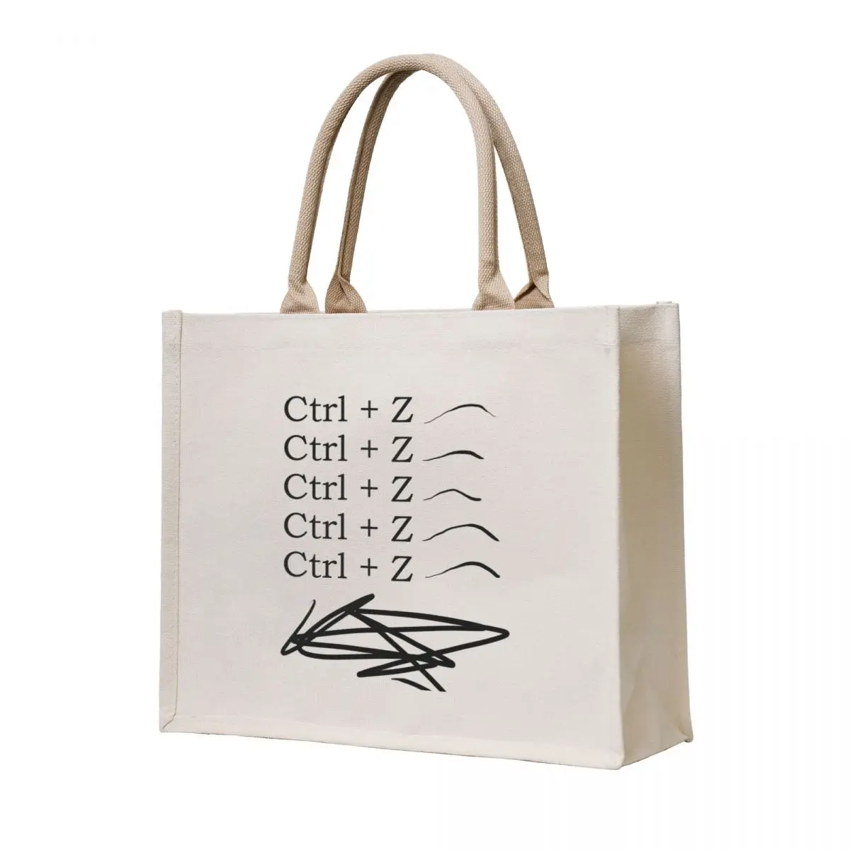 

Ctrl + Z Undo Tote Bag tote bags men Women's shopper bag Big bag sac pour femme