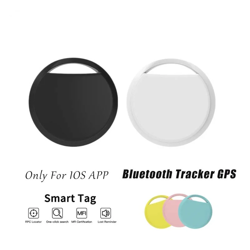 mini rastreador de localizacao gps inteligente localizador bluetooth trabalhar com ios encontrar meu app dispositivo anti perdido chave pet carteira localizador 01