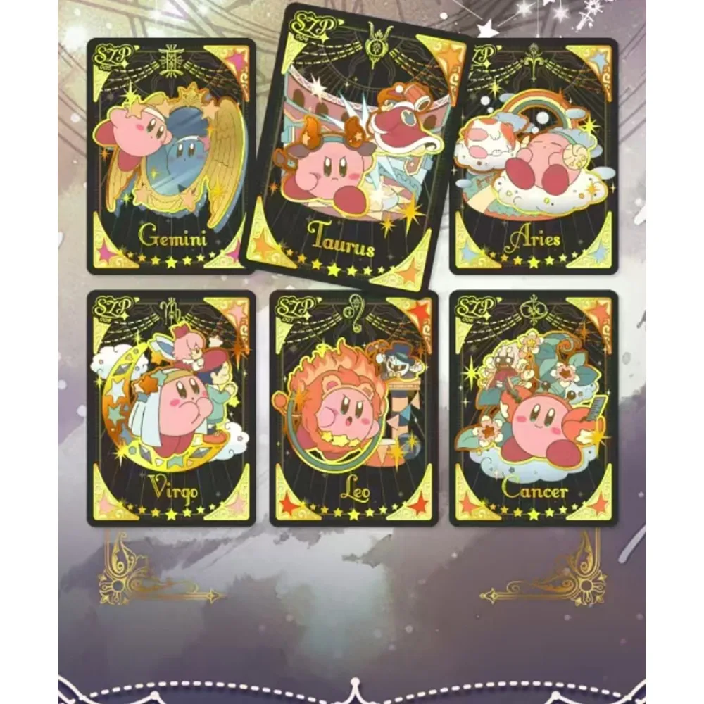 Kirby Collection Cards Classic Anime Game IP Cartoon Stars Flower Concerto Dreamy Wonderful Travel Cards Children Birthday Gifts