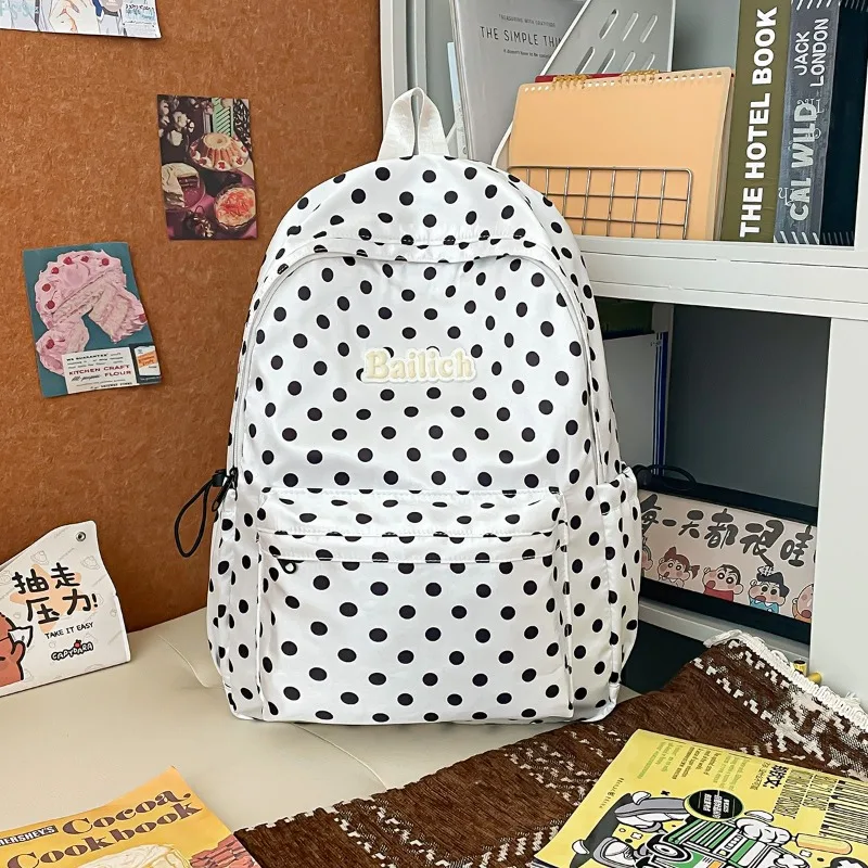 2026 New Student Backpack Fashionable High Quality Women's Storage Backpack Lightweight and Versatile Multi Functional Backpack