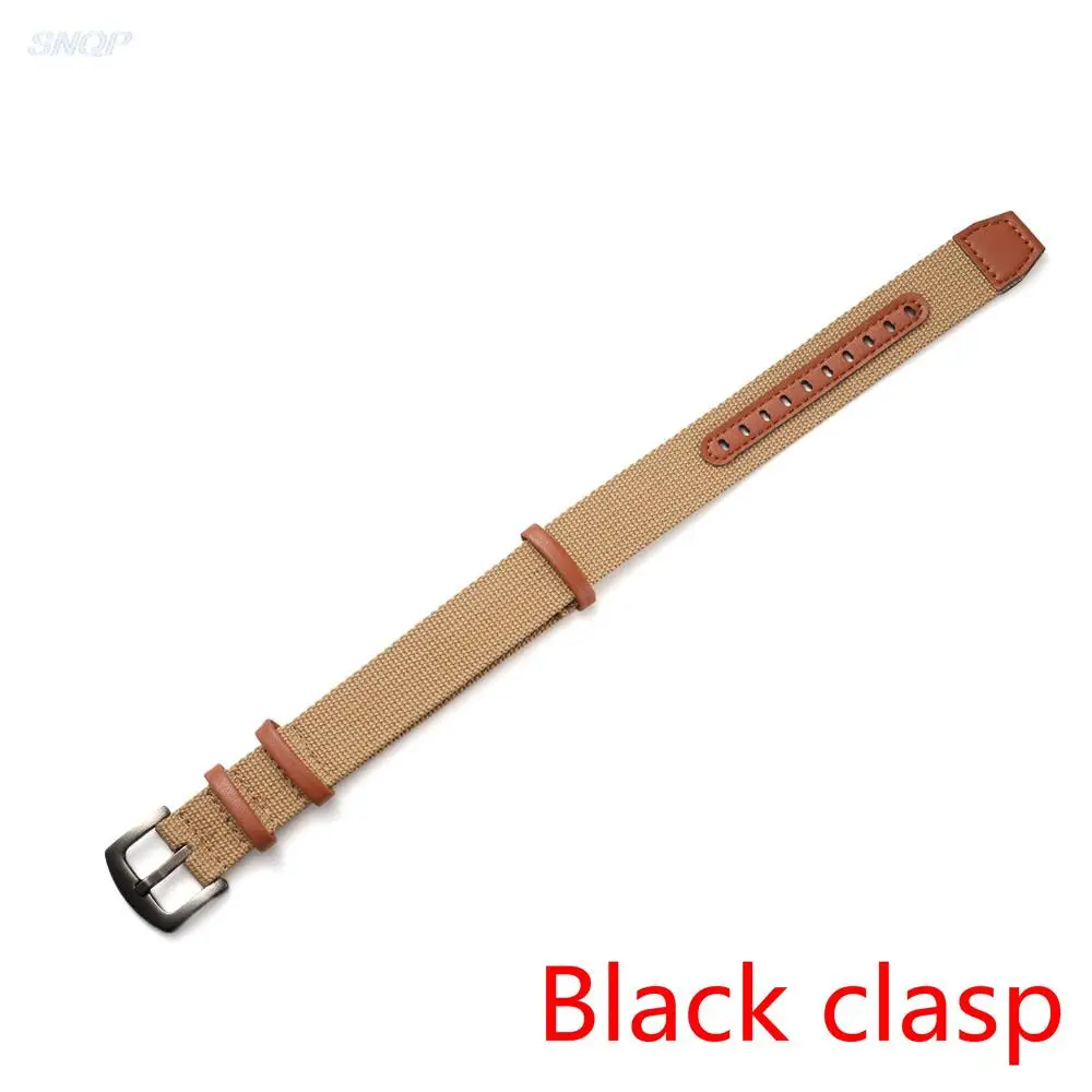20mm 22mm Nylon Leather  Seatbelt Watch Strap Men Military Sport Wrist Band Bracelet Accessories for Hamilton/Rolex/Seiko
