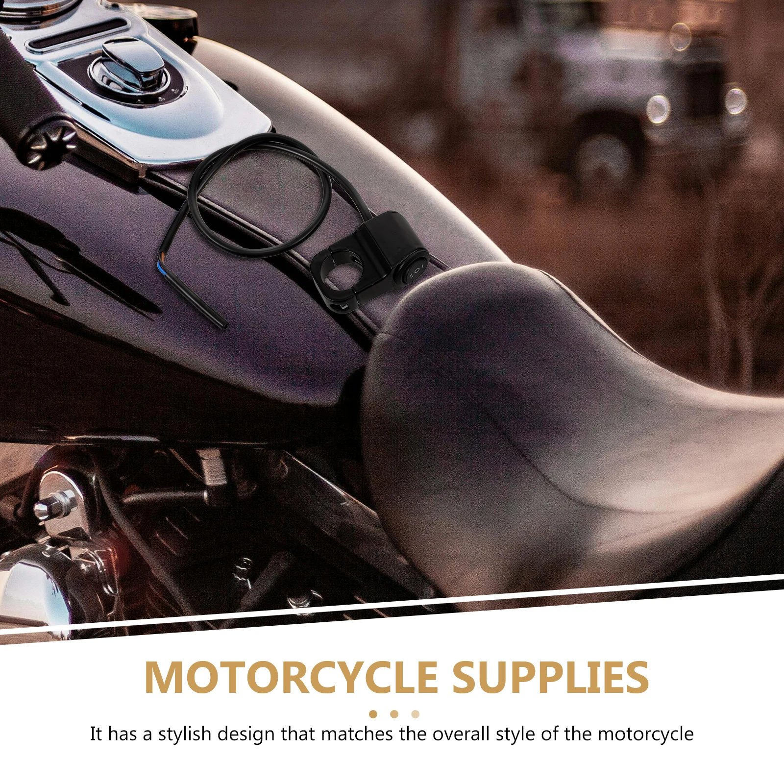 

Aluminum Alloy Motorcycle Handlebar Switch Black 1 In 2 Out Turn Signal Light Control Headlamp Button For Bikes Easy Install