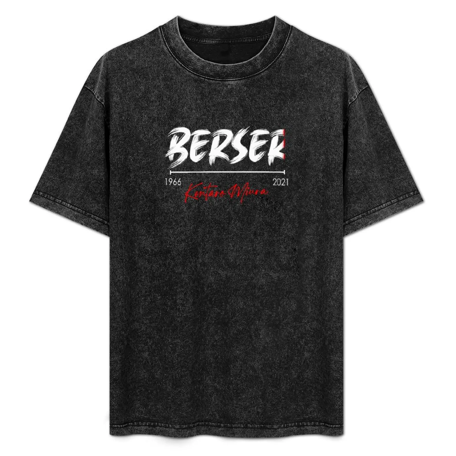 Kentaro miura essential BERSER T-Shirt vintage graphic tee blanks plus size tops men workout shirt