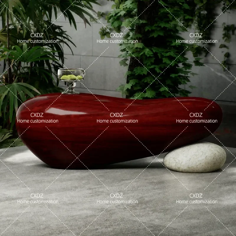 Stone Running Bench FRP Outdoor Courtyard Villa Park Landscape Decoration Leisure Seat Strip Stool