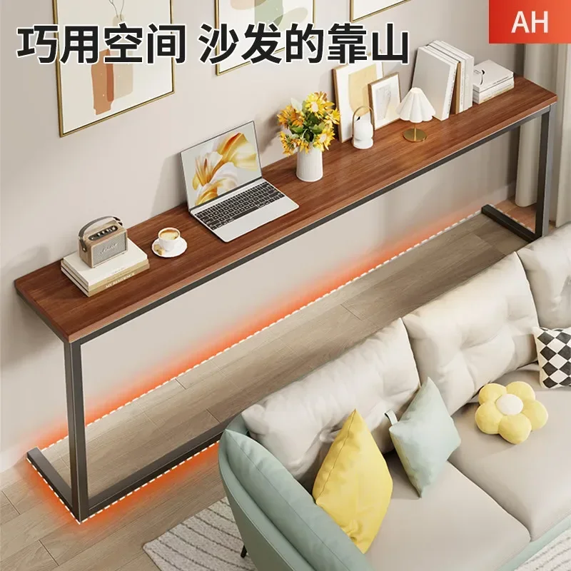 Y16-sofa rear shelf floor-to-ceiling crevice narrow cabinet ultra-thin wall storage bedside and bedside long table  narrow table
