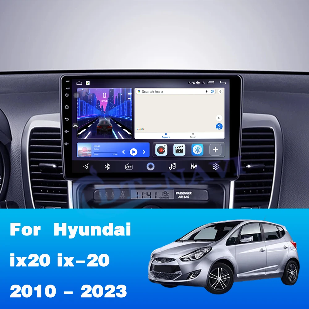 Android 14 Car Radio For Hyundai ix20 ix-20 2010 - 2023 Multimidia Video Player Navigation GPS Carplay Stereo Head Unit WIFI