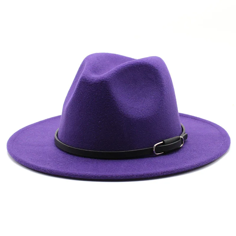 Aliexpress Hoge Hoed Europese En Amerikaanse Britse Stijl Platte Fedora Hoed Nieuwe Herfst En Winter Warme Wollen Heren En Dames Hoed