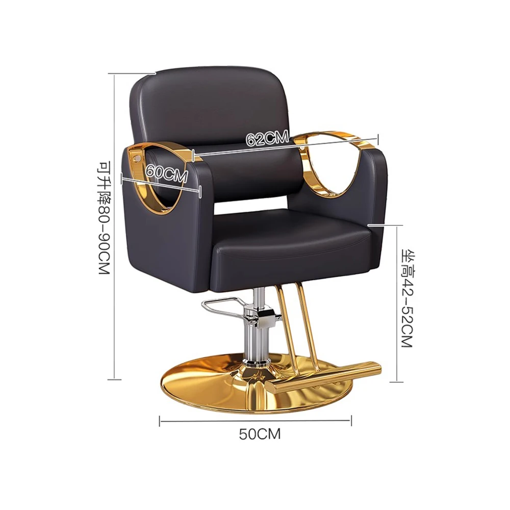 Kursi tukang cukur Modern nyaman, furnitur rambut estetika Nordik kecantikan mode penata rambut sederhana halus Kapperstoel