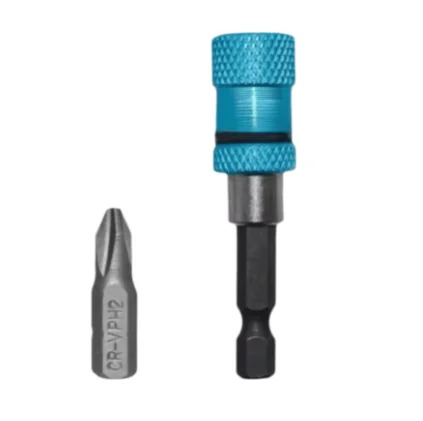 1/4 Inch Hex Shank Magnetic Screwdriver Bit Holder with Drill Bits Bar Extension - Depth Marking Feature for Precision Driving