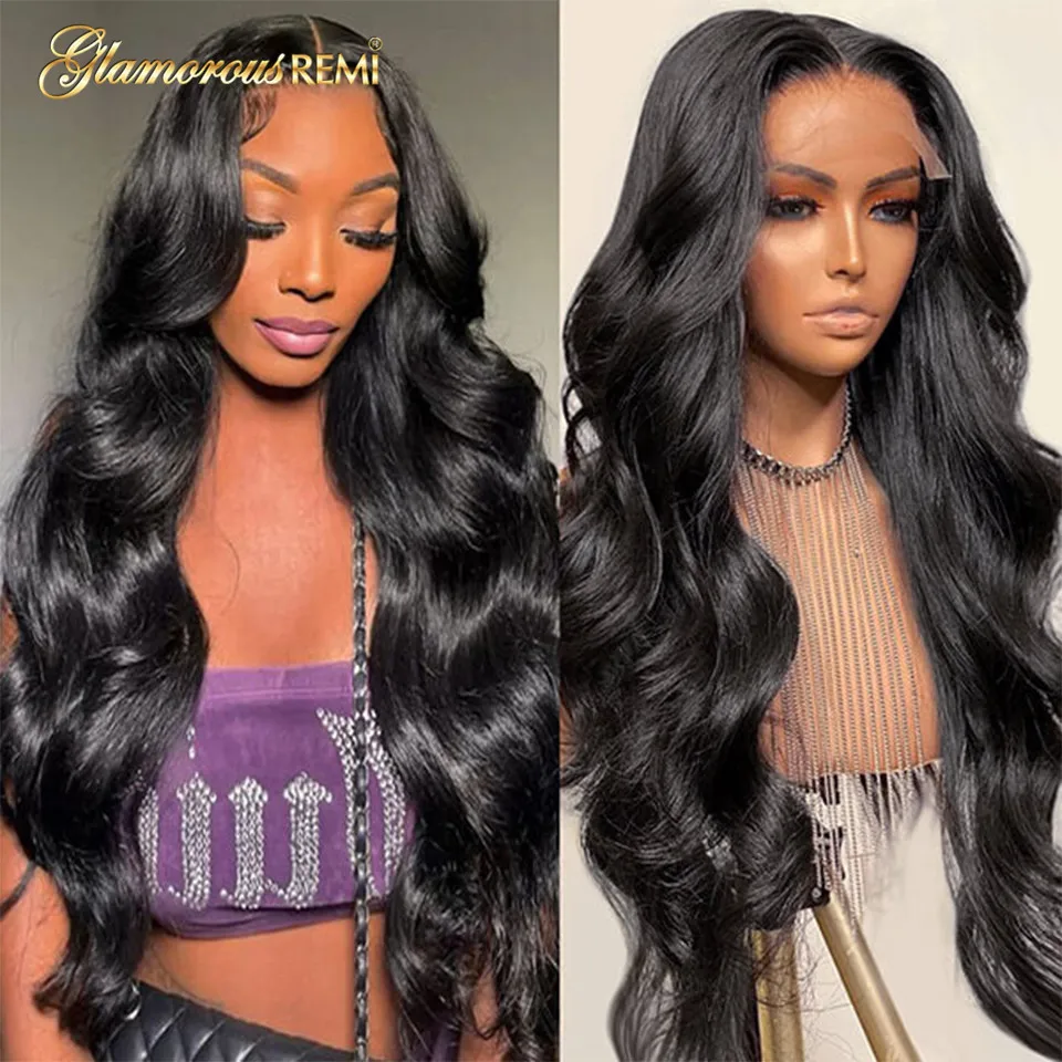 

Body Wave Human Hair Lace Wigs For Women Natural Color 13x4 Body Wave Lace Frontal Wig Natural Hairline Glueless Wigs Human Hair