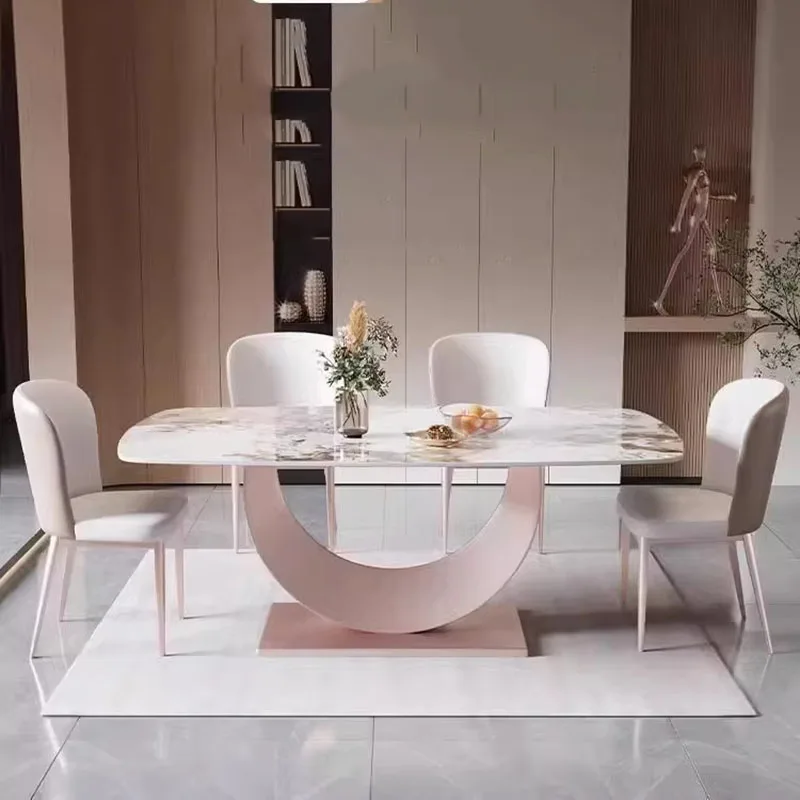 Mesa de Jantar de Luxo para Restaurante, Cadeiras de Cozinha, Mesa de Café Moderna, Mesa de Estudo, Mesa de Jantar Nórdica de Designer, Mesas de Jantar, Móveis para Casa