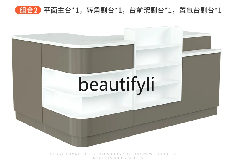 Удобный магазин Кассовый аппарат Супермаркет Кассовый аппарат Спиртовой шкаф с барной стойкой Кассовый комбинированный стальной магазин