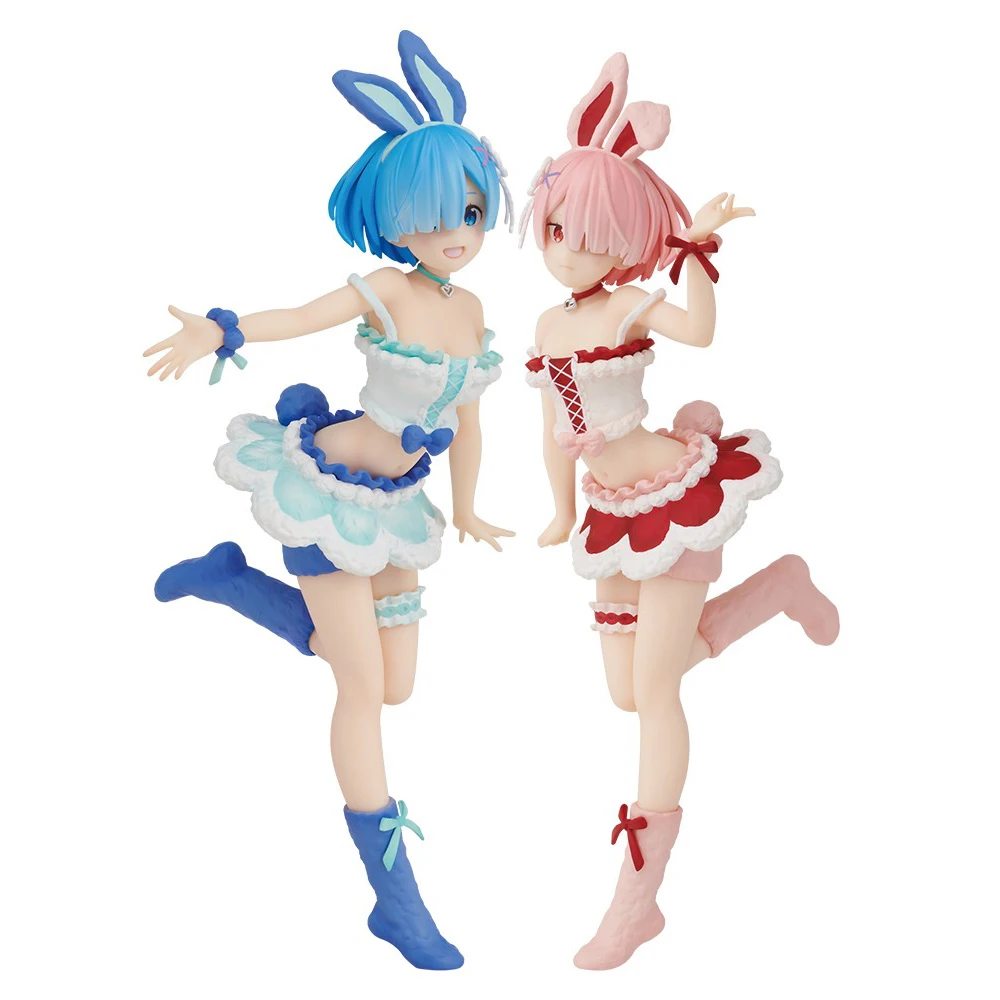 

Anime Remu Ramu figure Remu Ramu action figure Rabbit Modeling Remu Ramu figurine doll PVC Model Toy Collection Statue Gift 19cm
