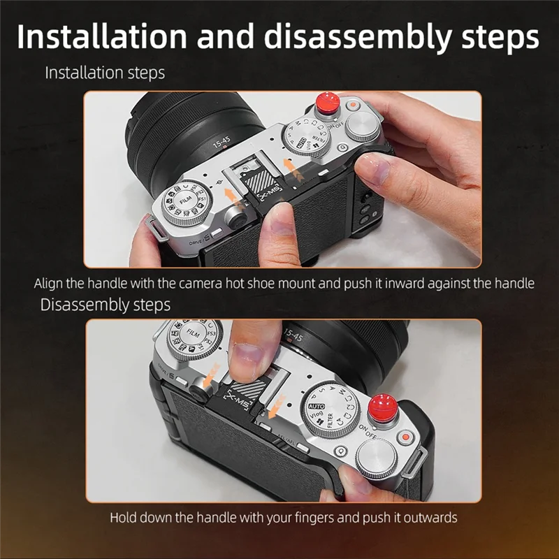

Thumb Grip For Fuji X-M5 Camera Thumb Grip X-M5 Camera Thumb Grip One-Handed Holding Shooting Bracket Accessories