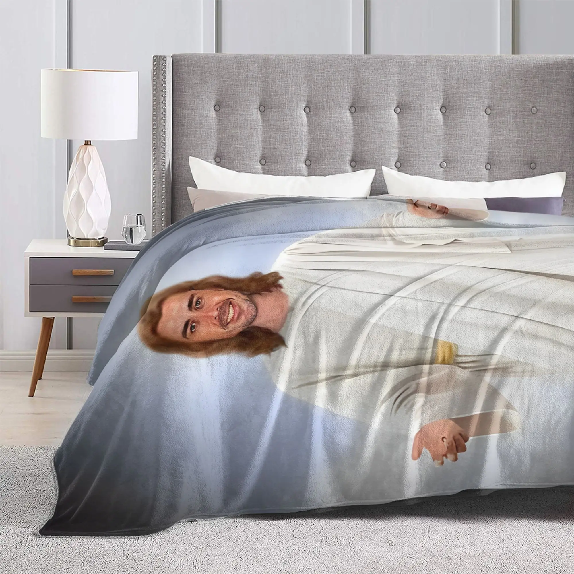 فرناندو ألونسو يسوع ميمي البطانيات المرجان الصوف أفخم مطبوعة متعددة الوظائف خفيفة الوزن رمي البطانيات لقطعة سجادة سيارة أريكة