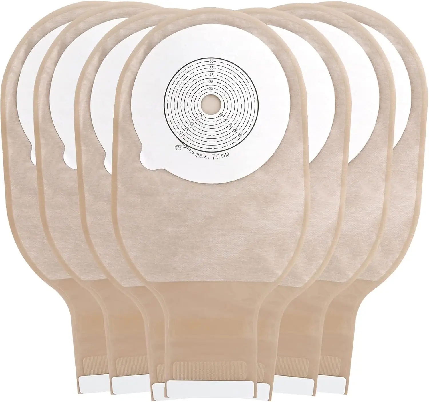 Высококачественные многоразовые дренажные мешки для стомы 70 мм, заводская продукция для надежного использования мешков для колостомии