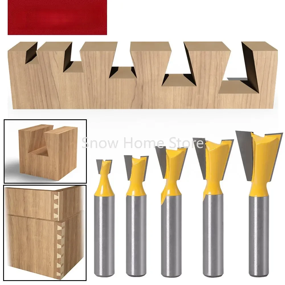 8-handle Dovetail Cutter Woodworking Milling  Carving