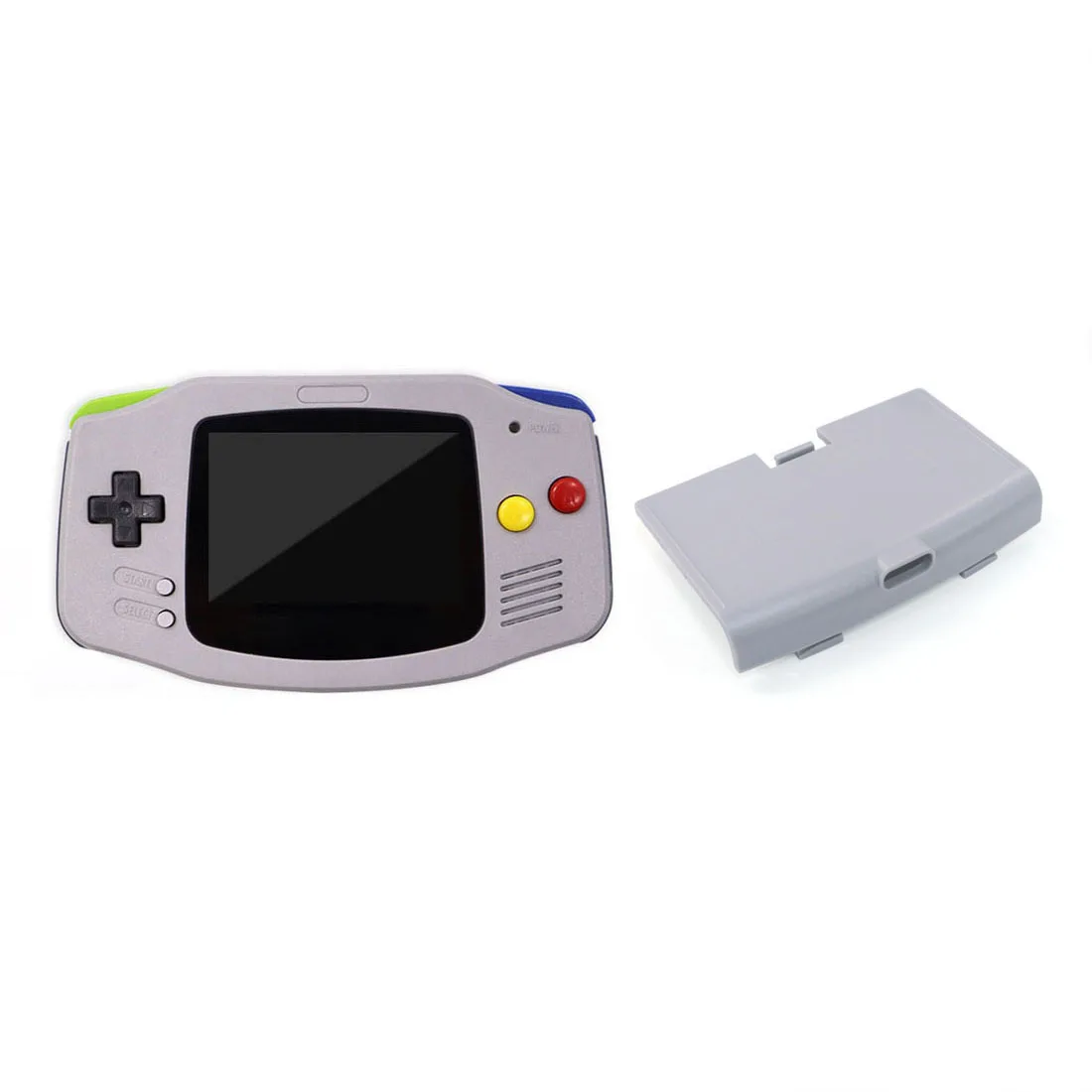 Voll gehäuses chale passend für gba v5 laminiertes Hintergrundbeleuchtungs-LCD-Kit und 2 in 1 gba v2 lcd mit USB Typ c Batterie abdeckung