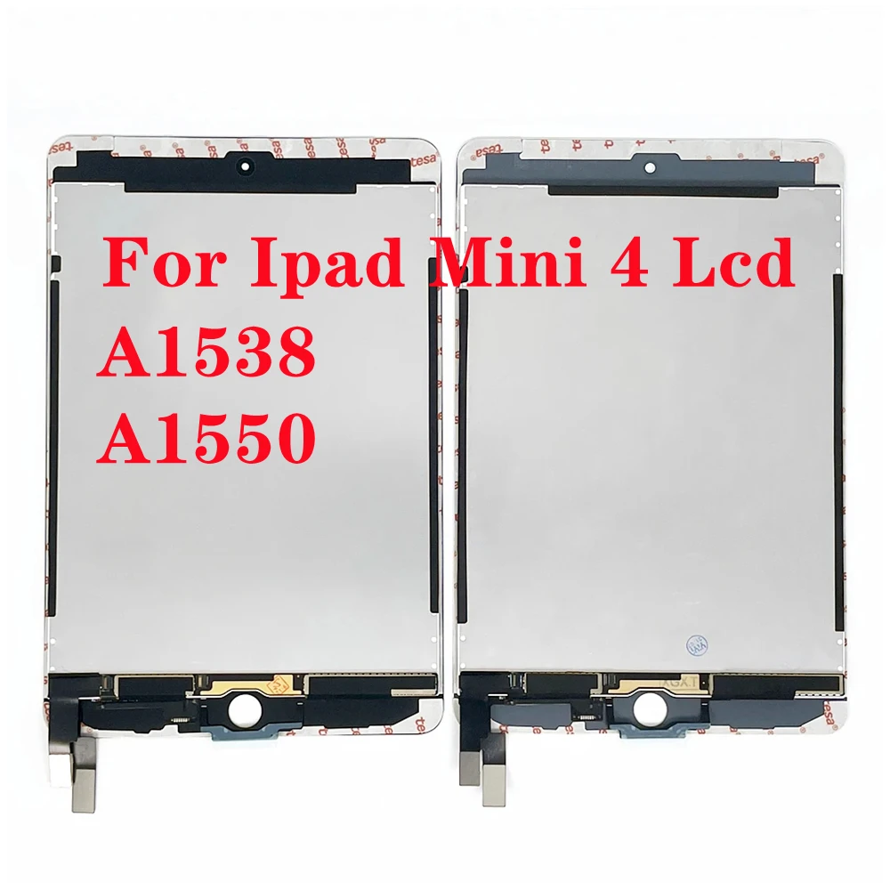 Original pantalla For lPad mini 4 mini4 A1538 A1550 LCD Display Touch Screen DigitizerPanel Assembly Replacement part 1550 1538