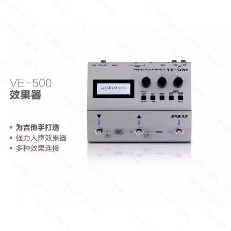 Vocal Effects Processor Pedal for Acoustic Guitar for VE-8 VE-500 VE-20 Harmony Multi Effects Box with Live Settings