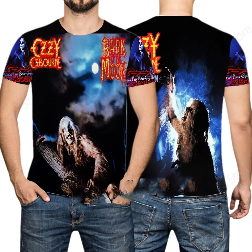 Rock Band OZZY OSBOURNE 3d Print Tshirt Men Women Fashion T-shirt Hip Hop Tops Tees Kids T shirt Heavy Metal Top SUMMER