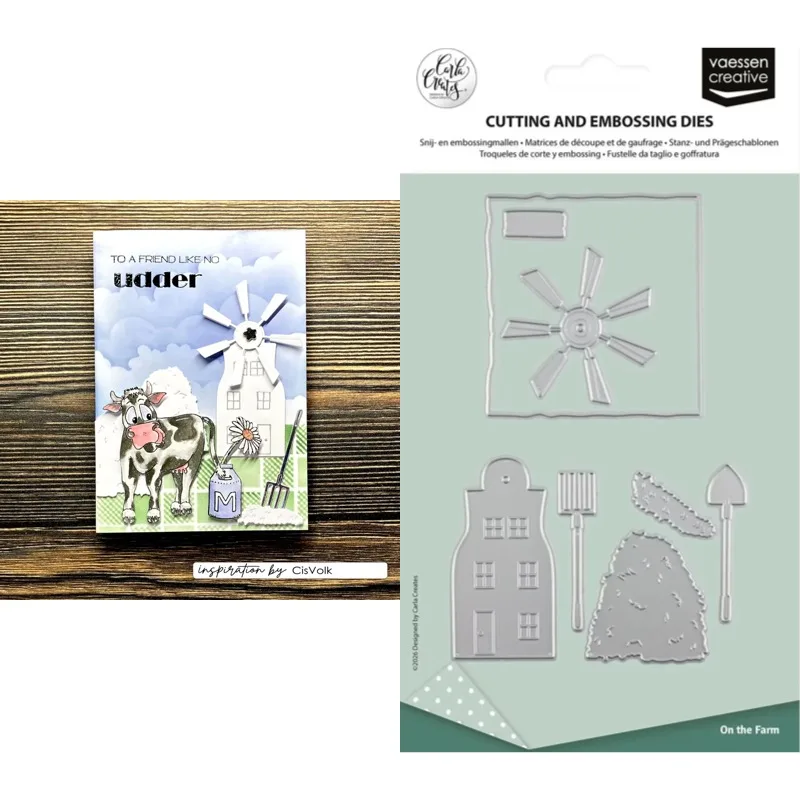 Nieuwe kerstballen kippen teksten rendier ster winter metalen snijden sterven siliconen stempel plakboek stencil fotoalbum DIY papier