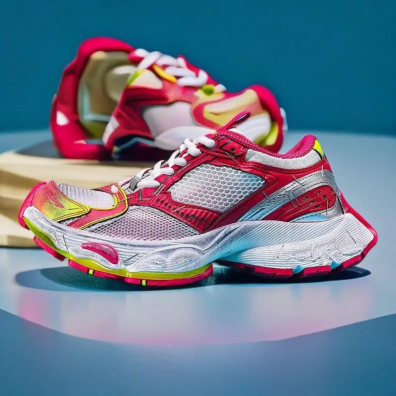 

2024 New Anti slip and Wear resistant Spring/Summer Versatile Running and Sports Shoes with Thick Sole and Elevated HeightT5