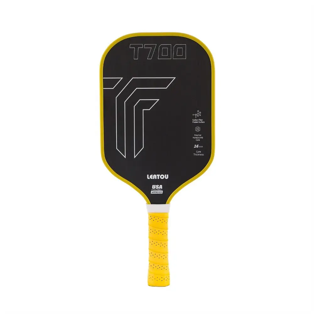 

16mm Thickness T700 Pickleball Paddle Matte Surface Anti-slip Peak Carbon Fiber Rackets Lightweight Shock-absorbing