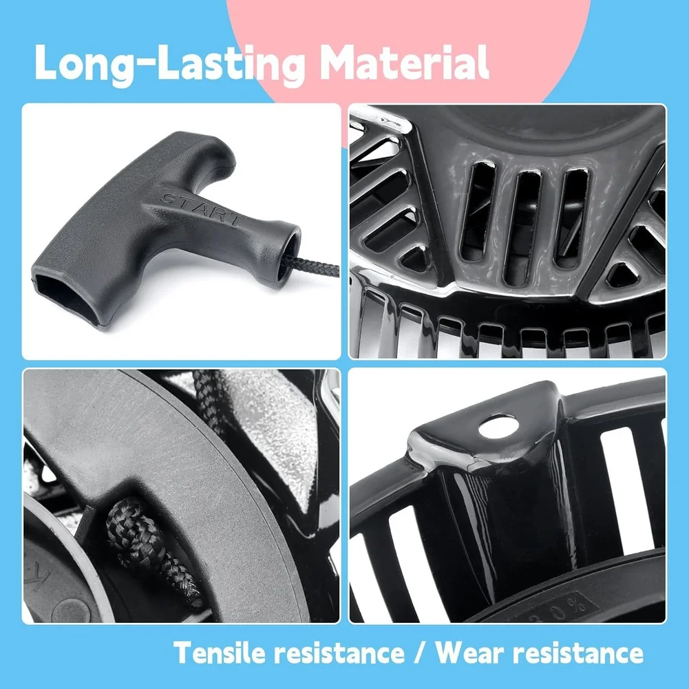 

Ducar Starter Assembly Compatible Starter Assembly Garden Tools Quick Setup Procedure Tensile Resistance Construction