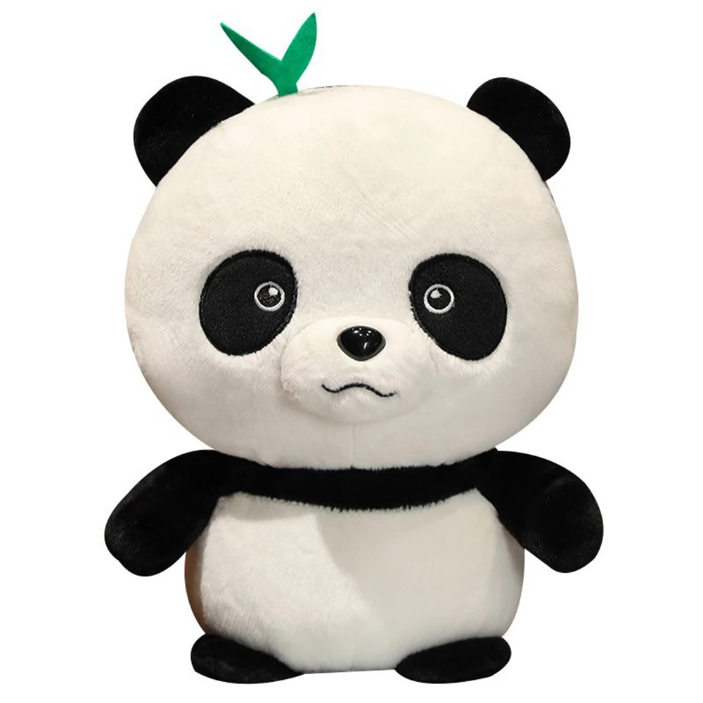 22CM Cute Panda Doll Plush Toy Creative Black And White Chinese National Treasure Animal Panda Doll To Friends Birthday Gift