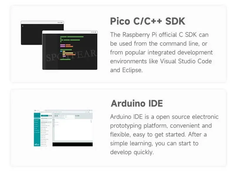 Raspberry Pi Pico 2 RP2350-USB-A Mini-Entwicklungsboard Dual-Core RP2350A Typ-C-Schnittstellenboard Prozessor 150MHz Reparaturwerkzeug – Detail 3