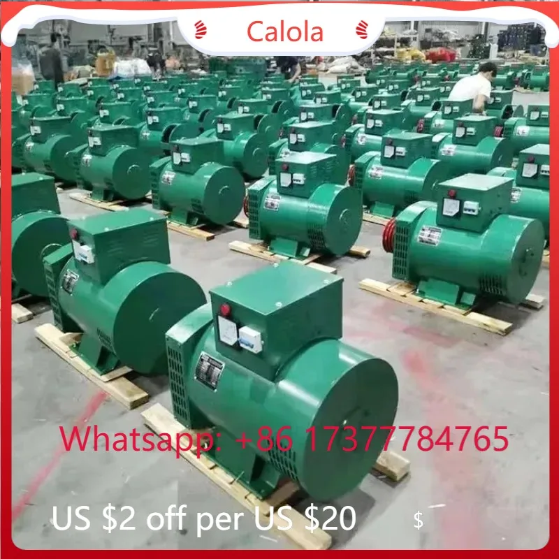 5KW-50KW Industrial Generator Single Three Phase 220V 380V Brushless Alternator