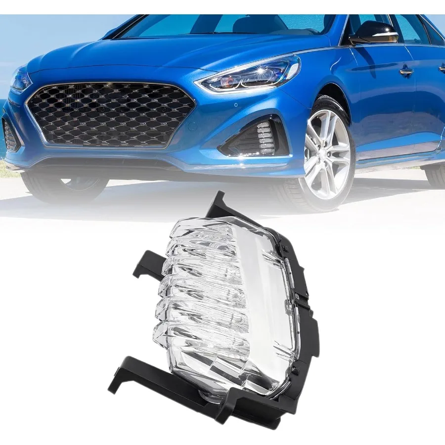 

Светодиодный дневный ходовой фонарь в сборе для Hyundai Sonata Limited 2.0T 2018-2019, совместимый с OEM 92208C1600 и 92207C1600, левый