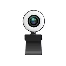 Kamera internetowa 1080P Mini kamera pełna kamera internetowa HD z lampką wypełniającą pierścień mikrofon USB transmisji na żywo dla nagrywanie wideo laptopa Youtube - AliExpress 