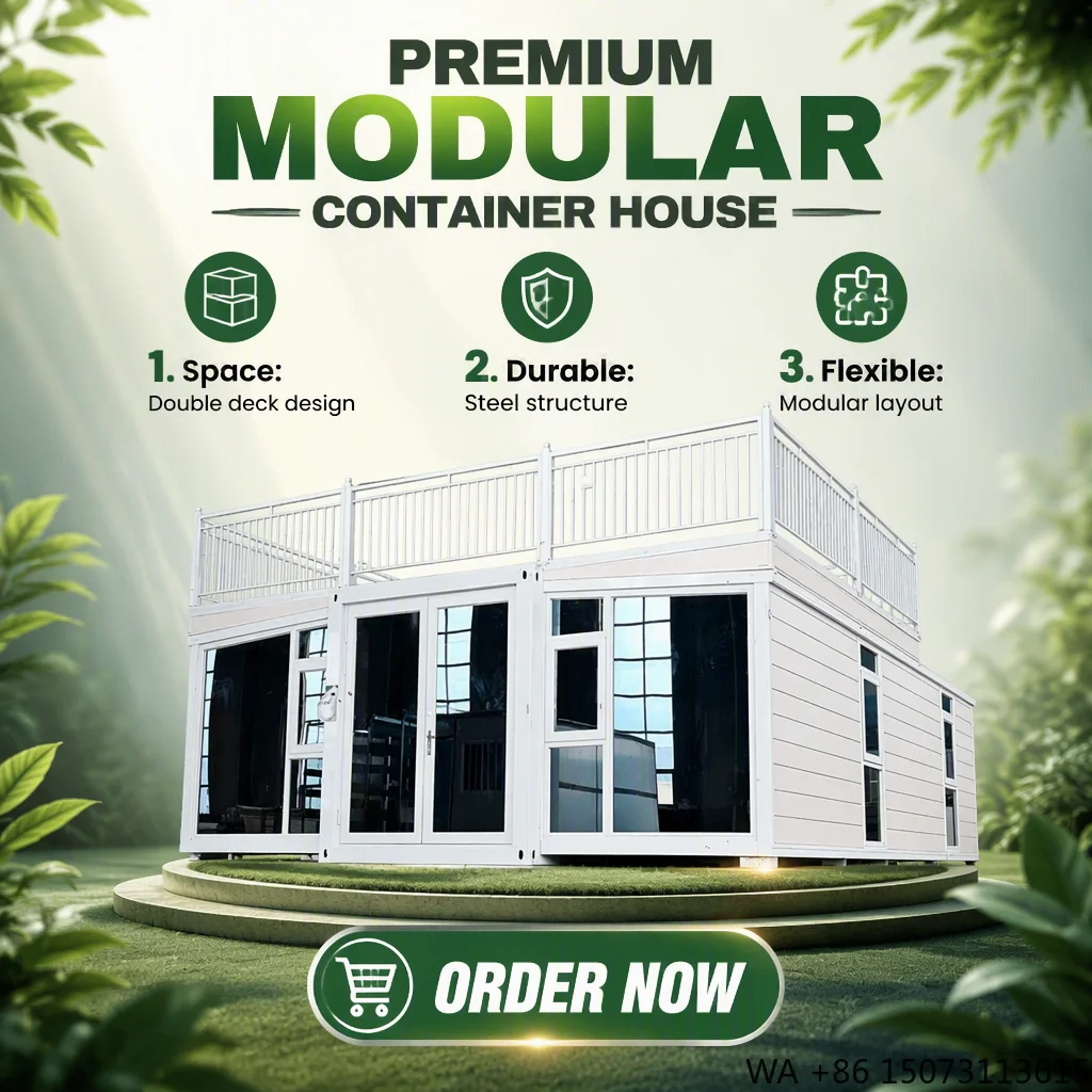 Waterproof 20ft 30Ft 40ft Mobile Modular Home Expandable Prefabricated Container House 3 Bedroom Luxury Tiny House With Kitchen