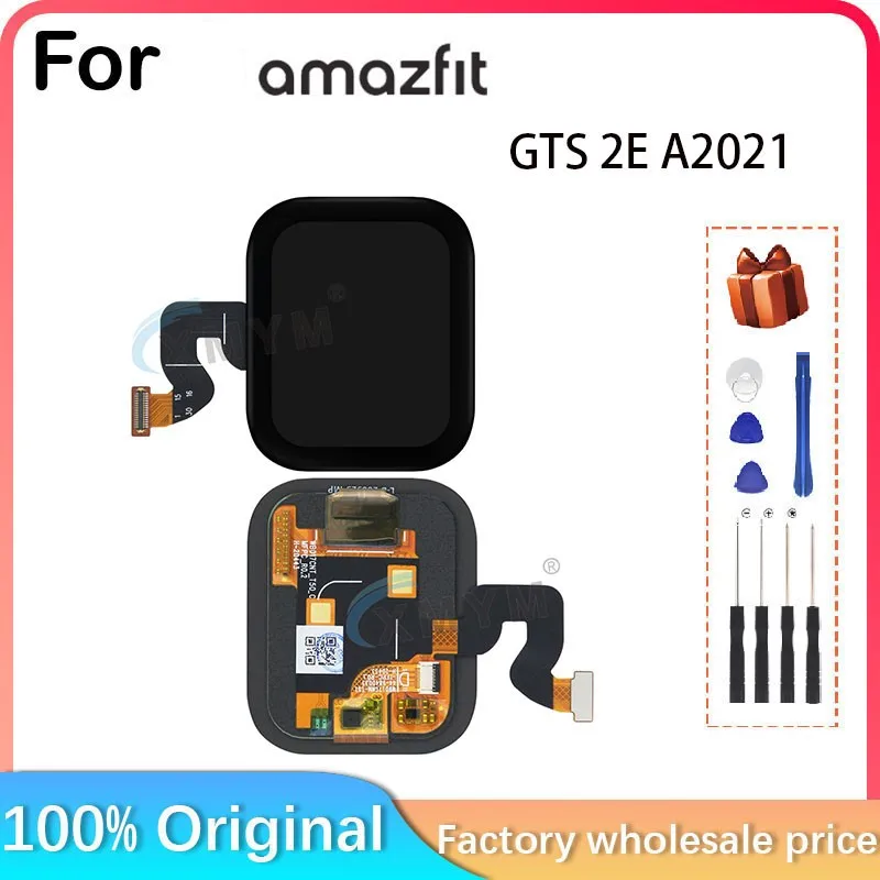 For Huami Amazfit GTS 2E A2021 Smart Watch LCD Display + Touch Panel Digitizer For Amazfit GTS 2E A2021 Amoled Display