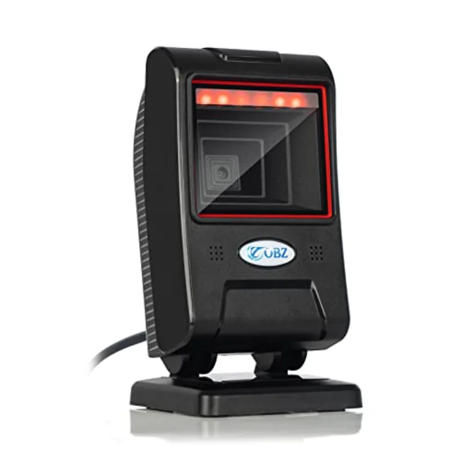 

Hands-Free Desktop Barcode ScannerOmnidirectional 1D 2D QR Code Reader with Adjustable Scan Head USB Wired Automatic Sensing Ba