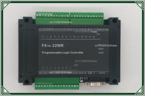 PLC industrial control board FX1N 22MT transistor programmable controller powered by 220V/24V