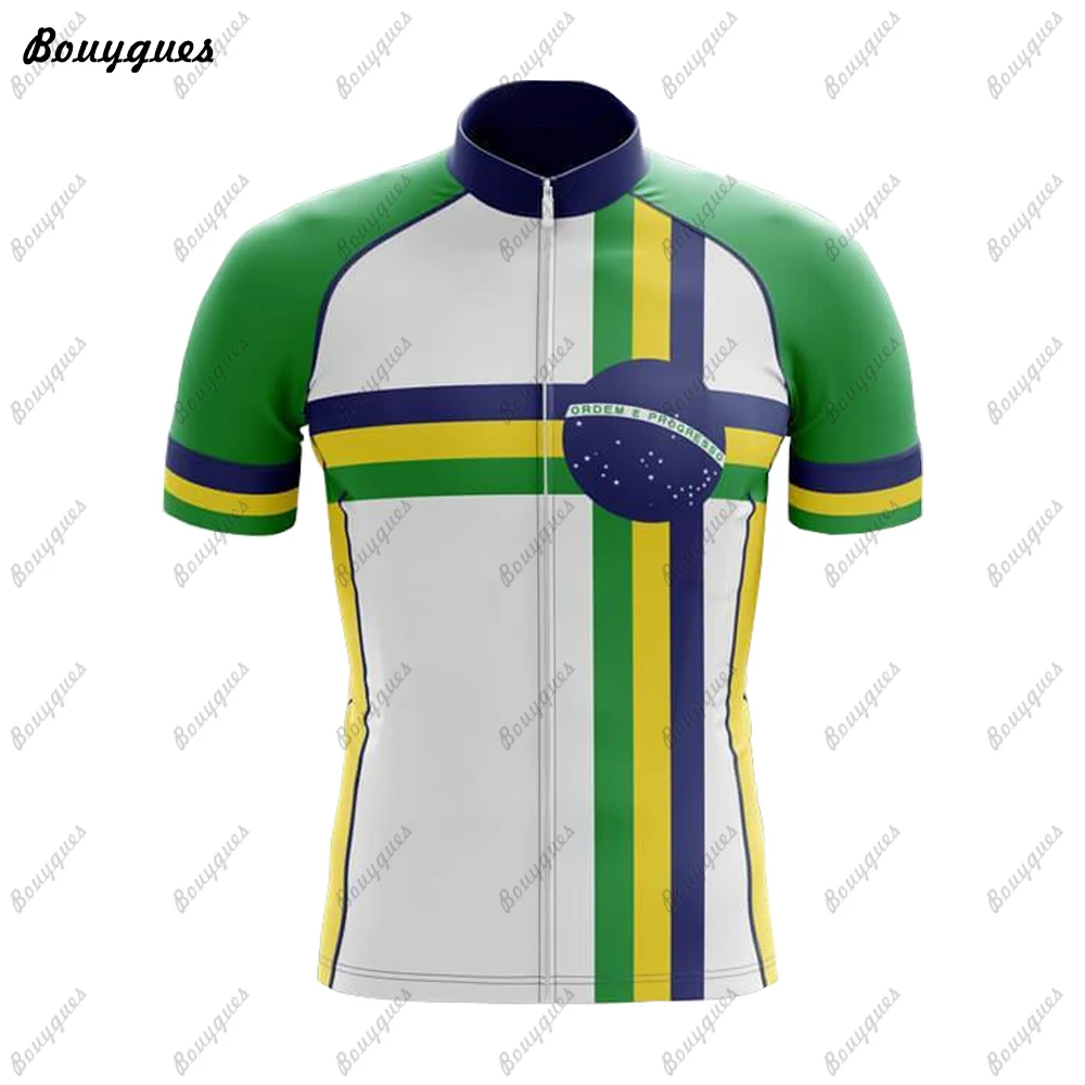 NEW Brazil Men Cycling Jersey MTB Maillot Bike Shirt Downhill Jersey High Quality Pro Team Tricota Mountain Bicycle Clothing