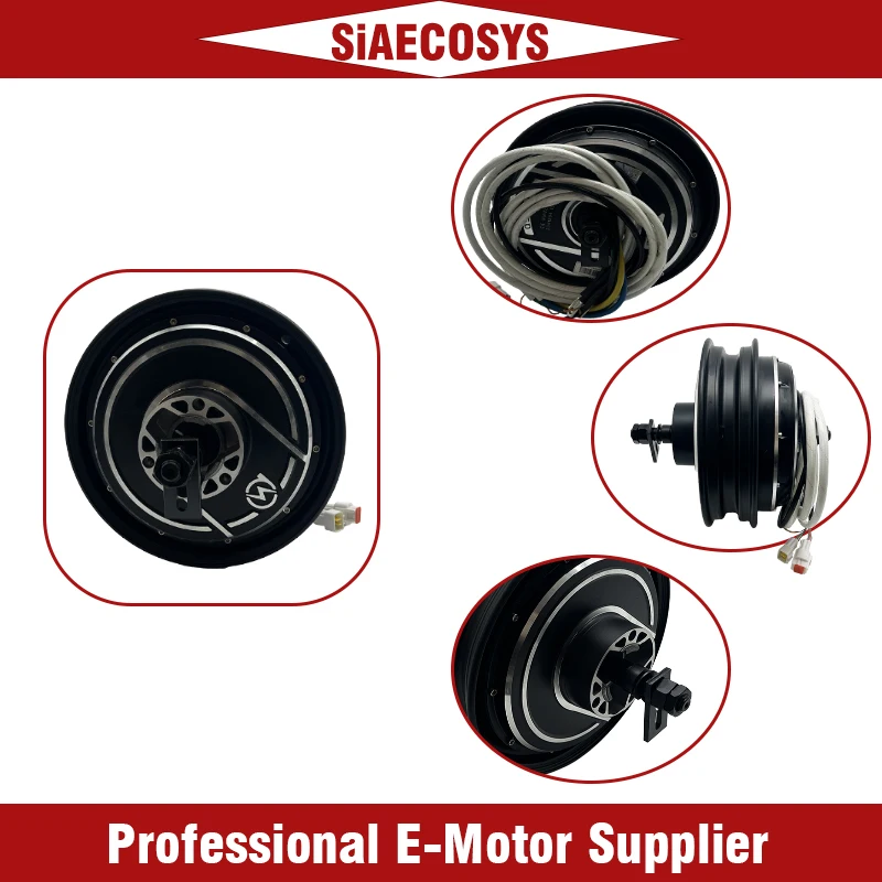 QSMOTOR QS212 10 Inch 2500W V4.2 DC Brushless Hub Motor for High Performance Electric Motorcycle Scooter Wheel Drive