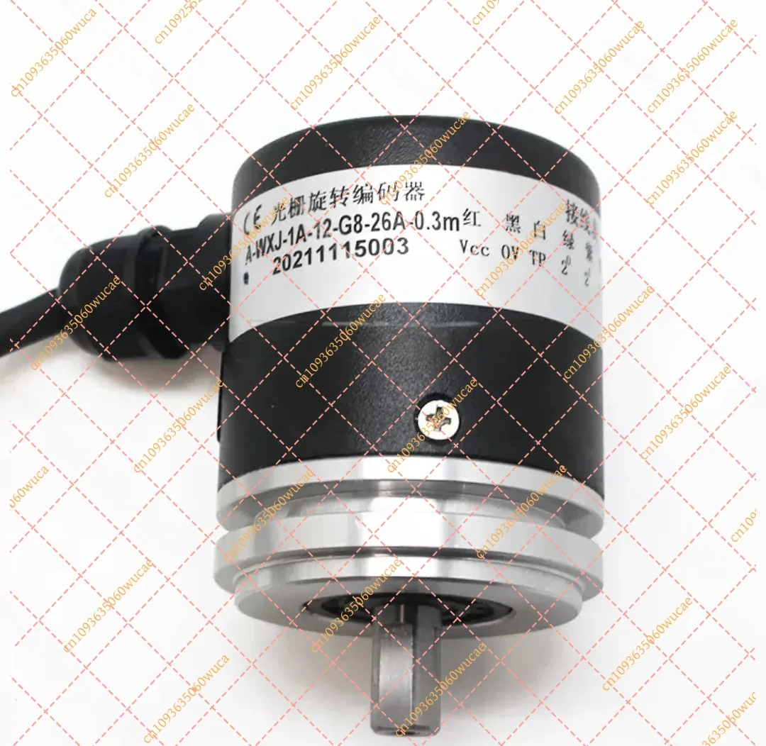 New 14mm Shaft Incremental Rotary Encoder 8 18 24 PPR 5-24V DC Output 0.3m Cable A-WXJ Series Optical Position Sensor