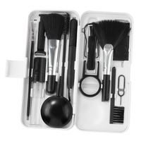 19 in 1 Computer Keyboard Cleaner Kit, Phone Tablet Camera Screen Cleaning Tools Earphone Clean Brush Keycap Puller Phone Holder